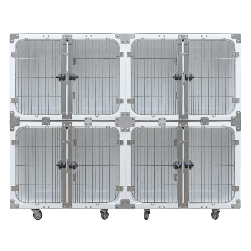 Ветеринарная водонепроницаемая модульная клетка для собак из стекловолокна